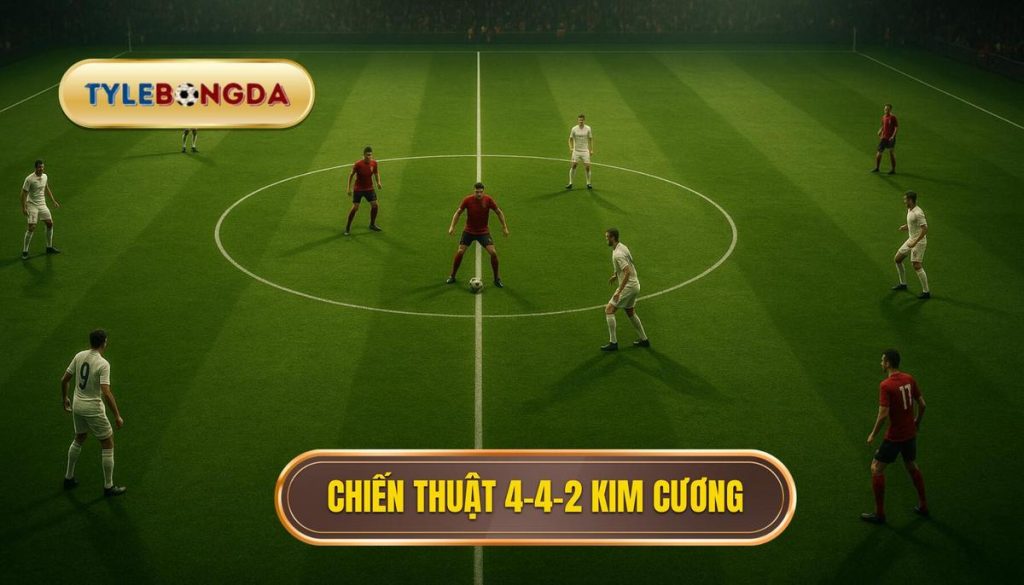 Chiến thuật 4-4-2 kim cương