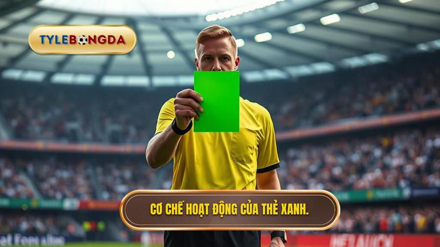 Cơ chế hoạt động: Thẻ xanh trong bóng đá là gì và áp dụng khi nào?