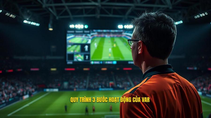Công nghệ VAR trong bóng đá hoạt động thế nào? Quy trình 3 bước
